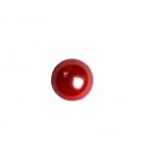 DEMI-PERLE EN PLASTIQUE 1.5 CM - ROUGE