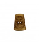 BOUTON EN BOIS - DÉ A COUDRE