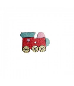 BOUTON EN BOIS - PETIT TRAIN