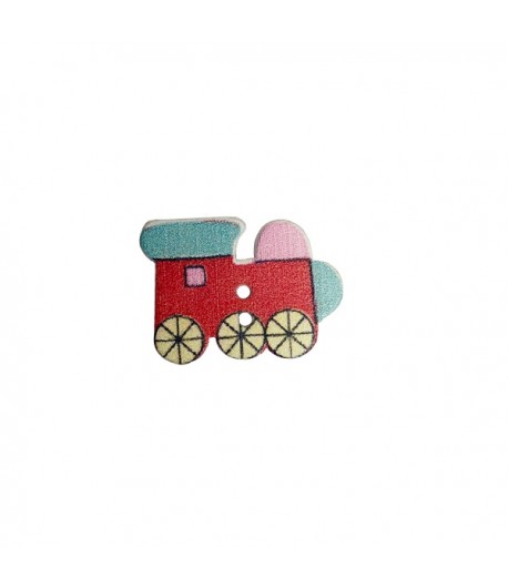 BOUTON EN BOIS - PETIT TRAIN