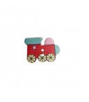 BOUTON EN BOIS - PETIT TRAIN