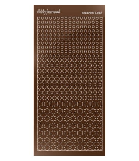 STICKERS MOTIFS MARRON STDM08G