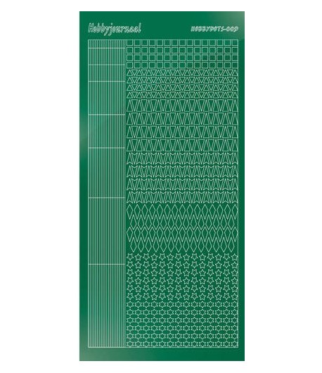 STICKERS MOTIFS VERT STDM092