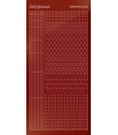 STICKERS MOTIFS ROUGE STDM094