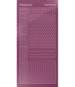 STICKERS MOTIFS VIOLET STDM096