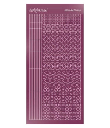 STICKERS MOTIFS VIOLET STDM096