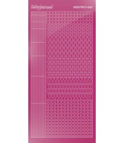 STICKERS MOTIFS ROSE STDM09F