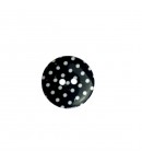 BOUTON EN PLASTIQUE POIS 2.3 CM - NOIR
