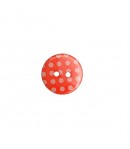 BOUTON EN PLASTIQUE POIS 1.8 CM - ORANGE