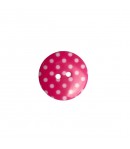 BOUTON EN PLASTIQUE POIS 2.3 CM - FUCHSIA