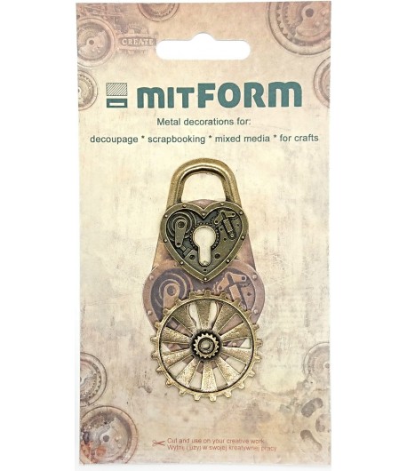 SUJETS EN MÉTAL 3.8 ET 3 X 4.2 CM - MITFORM002