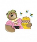 FEUTRINE MAMAN OURS 14  X 20.5 CM - 1 MM