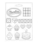 MOULE PVC  FLEXIBLE SWEETY 21 X 29.7 CM - K3PTA479