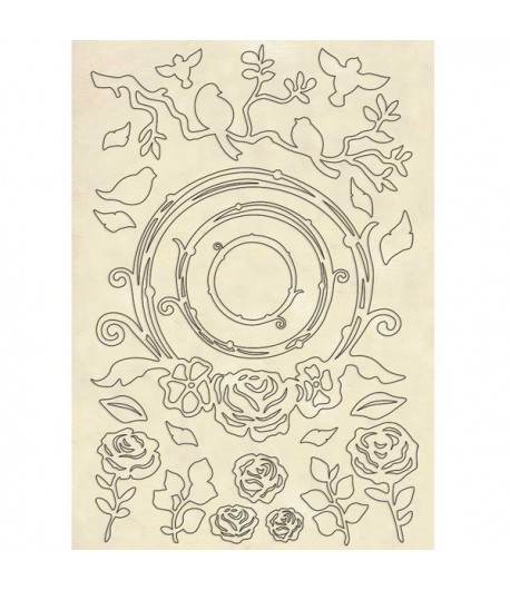 FORMES EN BOIS A5 GUIRLANDE - KLSP082