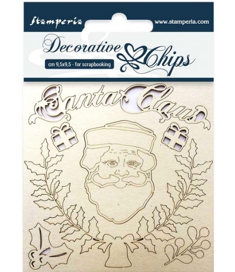 FORMES CARTON PERE NOEL 9.5 X 9.5 CM - SCB06