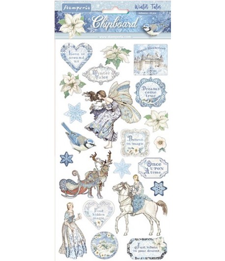 CHIPBOARD WINTER TALES 15X30 - DFLCB09