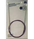 AIGUILLES CIRCULAIRES ALU 2.5MM - 80 CM