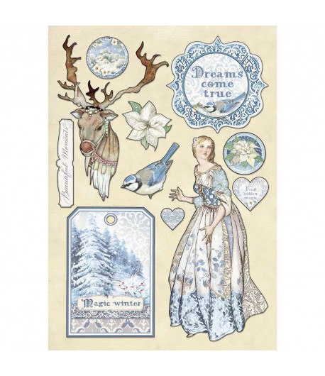 FORMES EN BOIS A5 MAGIC WINTER - KLSP080