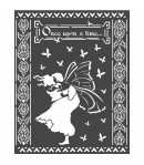 POCHOIR ONCE UPON A TIME 20X25 EP 0.25 KSTD051 STAMPERIA