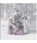 SERVIETTE CHRISTMAS ANGELS