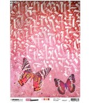 PAPIER DE RIZ A4 PAPILLONS 21 X 29.7 - STUDIOLIGHT