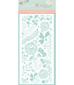 POCHOIR GRANDES ROSES 12 X 25 CM - KSTDL42 STAMPERIA