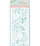 POCHOIR GRANDES ROSES 12 X 25 CM - KSTDL42 STAMPERIA