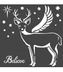 POCHOIR DEER 18 X 18 CM - KSTDQ48