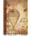 PAPIER DE RIZ LE MACCHINE VOLANTI 22 X 32CM CBR034