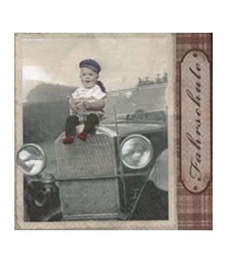 SERVIETTE BOBBIES CAR