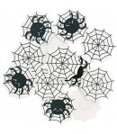 SUJETS BOIS TOILES D'ARAIGNEE AUTOCOLLANTS X12
