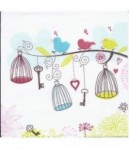 SERVIETTE OISEAUX SIFFLEURS