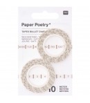 MASKING TAPE JOURS ET DATES BLANC X10M