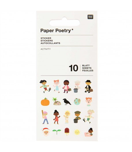 STICKERS MIX ACTIVITES 10 FEUILLES