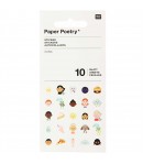 STICKERS MIX PETITS SUJETS 10 FEUILLES