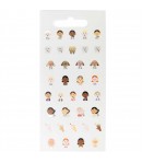 STICKERS MIX PETITS SUJETS 10 FEUILLES