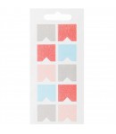 STICKERS MIX INDEX ARC EN CIEL 10 FEUILLES
