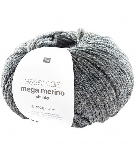 LAINE MEGA WOOL CHUNKY ANTHRACITE (015)