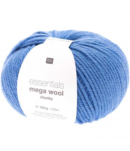 LAINE MEGA WOOL CHUNKY AZUR (019)