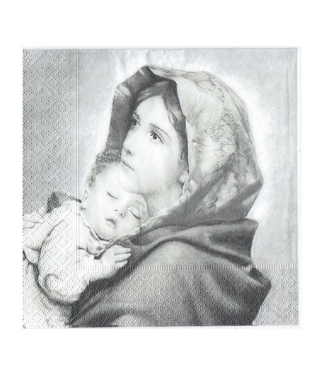 SERVIETTE LA FEMME ET L'ENFANT