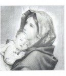 SERVIETTE LA FEMME ET L'ENFANT