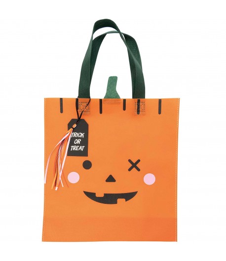 SAC CADEAU CITROUILLE 28X30CM