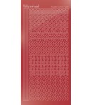 STICKERS MOTIFS ROUGE STDM19H