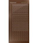 STICKERS MOTIFS MARRON STDM19G