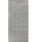 STICKERS MOTIFS ARGENT STDM198