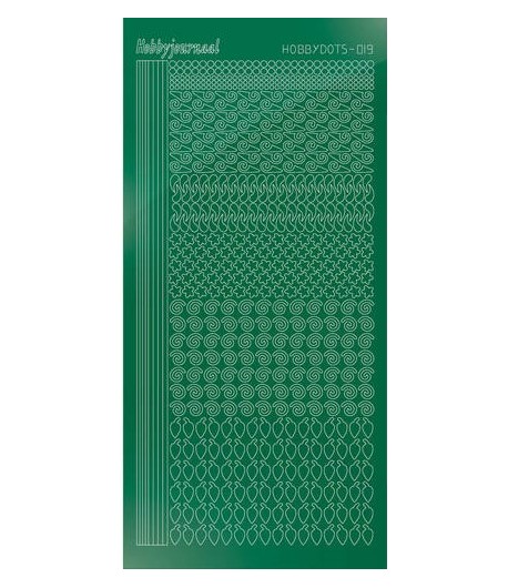 STICKERS MOTIFS VERT STDM192