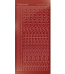 STICKERS MOTIFS ROUGE STDM184