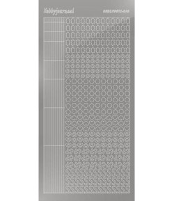 STICKERS MOTIFS ARGENT STDM108
