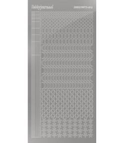 STICKERS MOTIFS ARGENT STDM168