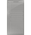 STICKERS MOTIFS ARGENT STDM168